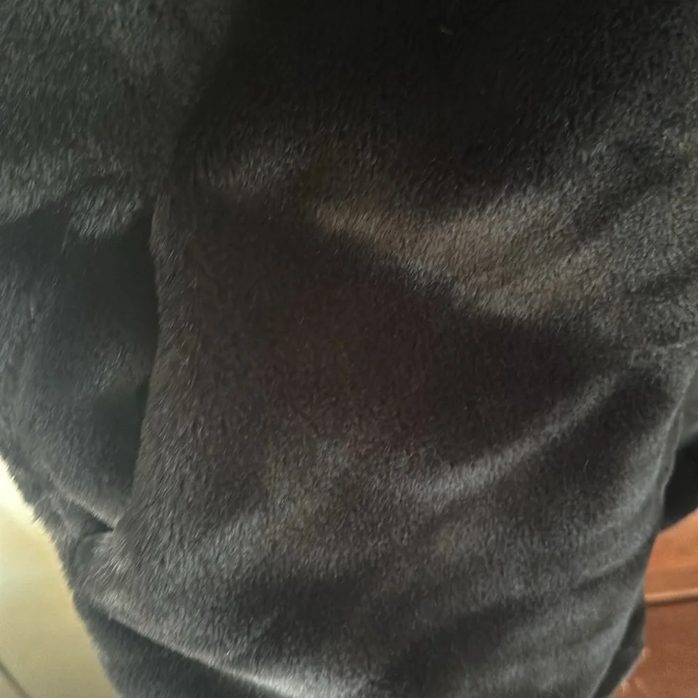 Soft Faux Fur Hooded Coat - Picture 2 of 3